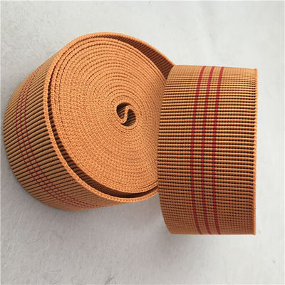 중국 60mm 오렌지 색깔 저항하고는 사용하기 쉬운 옥외 가구 가죽 끈 미끄럼 협력 업체