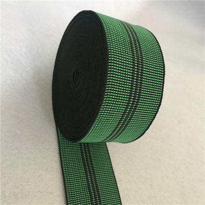 중국 70mm는 소파 뒤와 좌석을 위한 탄력 있는 뻗기 가죽 끈 색깔 녹색을 땋았습니다 협력 업체