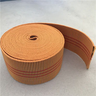 중국 60mm 오렌지 색깔 3개의 운용 한계를 가진 옥외 가구 가죽 끈 20%-30% 신장 협력 업체
