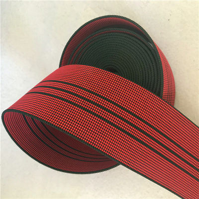 중국 50mm 높은 강인 3개의 까만 선을 가진 옥외 가구 가죽 끈 빨강 협력 업체
